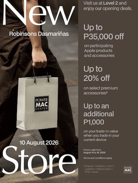 Power Mac Center bolsters presence in Cavite with new Robinsons Dasmariñas store