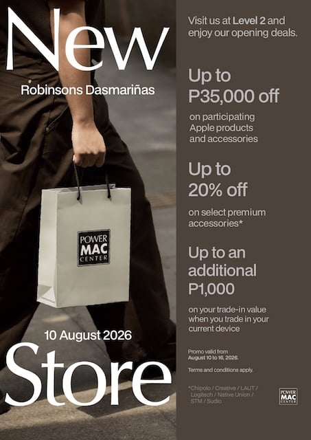 Power Mac Center bolsters presence in Cavite with new Robinsons Dasmariñas store