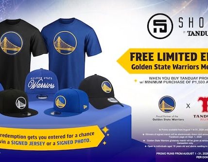 Score Exclusive Golden State Warriors Merch with Tanduay at SHOTS.PH