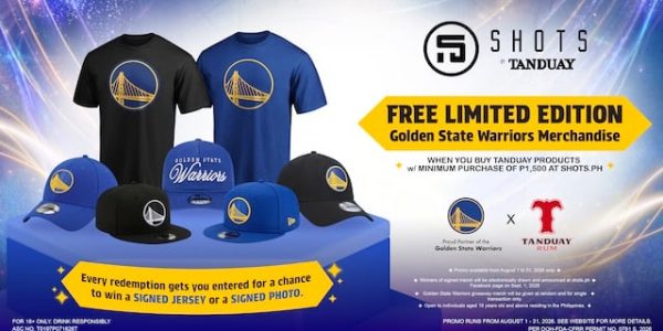 Score Exclusive Golden State Warriors Merch with Tanduay at SHOTS.PH