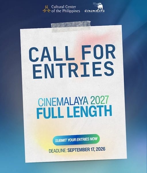 Cinemalaya calls for entries for its 2027 edition