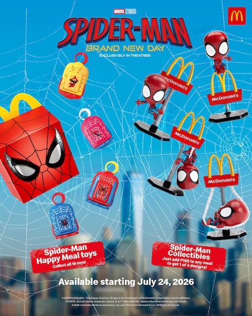 McDonald’s Philippines Swings Into Action With Exciting Spider-Man: Brand New Day Experience and Collectibles