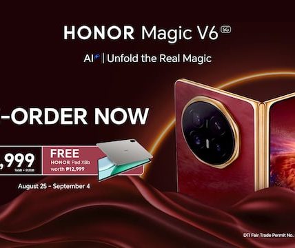 HONOR Magic V6 Now Up for Pre-Order at Php 119,999 with FREE HONOR Pad X8b worth Php 12,999