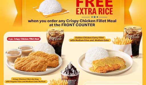 McDonald’s Goes Extra for Everyday Filipinos This National Heroes Day With FREE Extra Rice on Crispy Chicken Fillet Meals
