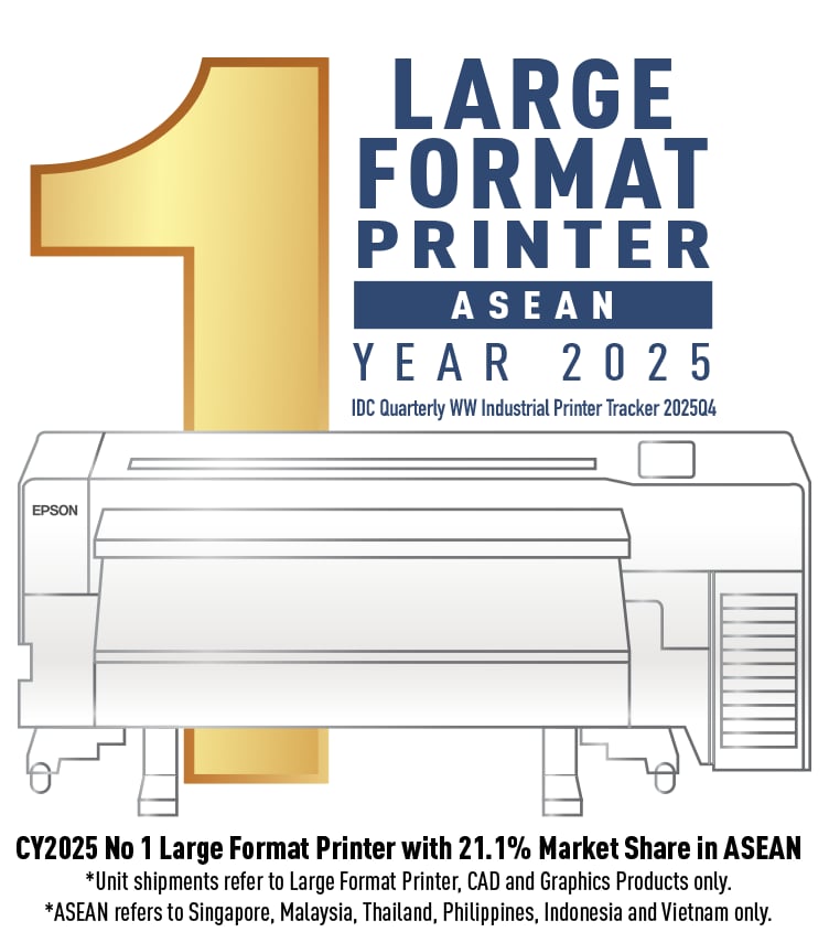 Epson recognized by IDC as the leading printer brand within ASEAN