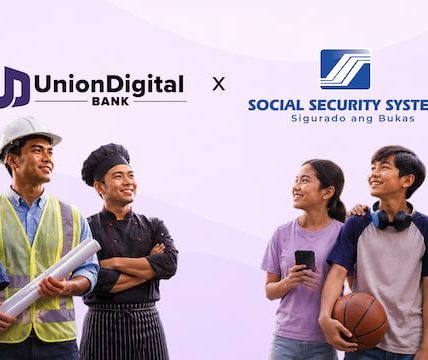 UnionDigital Bank Is the First Participating Financial Institution (PFI) to Roll-Out SSS LoanLite, Offering Micro Loans for Filipinos