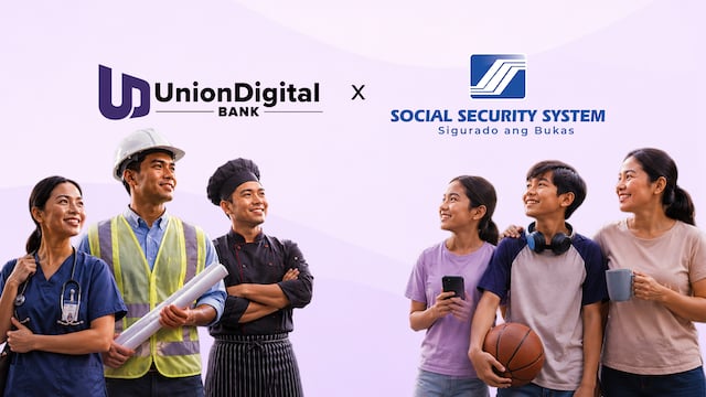 UnionDigital Bank Is the First Participating Financial Institution (PFI) to Roll-Out SSS LoanLite, Offering Micro Loans for Filipinos