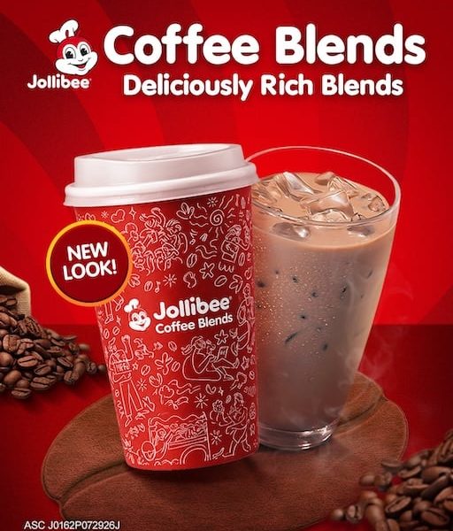 Jollibee gives its coffee cups a fresh new look
