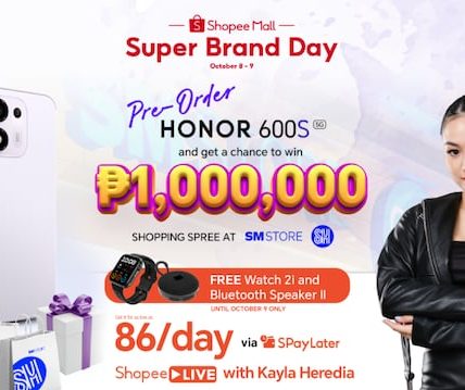 Shop the All-New HONOR 600S 5G and Get a Chance to Win PHP 1M Worth of Shopping Spree!