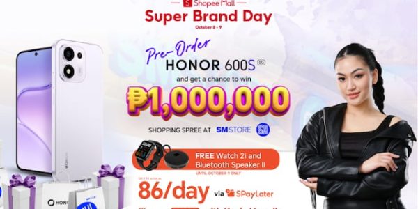Shop the All-New HONOR 600S 5G and Get a Chance to Win PHP 1M Worth of Shopping Spree!