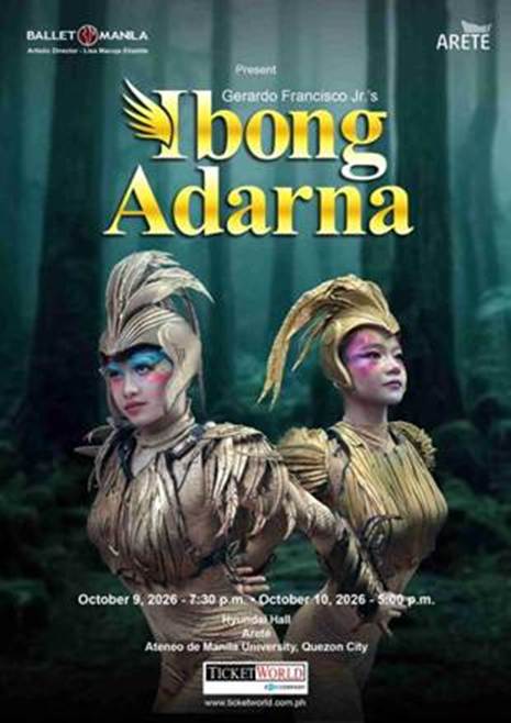 Ballet Manila’s Ibong Adarna takes flight anew at the Areté stage in Ateneo